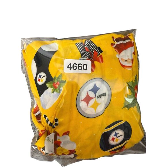 NFL Apparel Pittsburg Steelers Size medium long sleeve button up christmas shirt - Picture 4 of 4